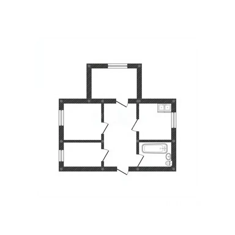 3-к кв. Смоленская область, Сычевка ул. Ломоносова, 31 (52.3 м) - Фото 1