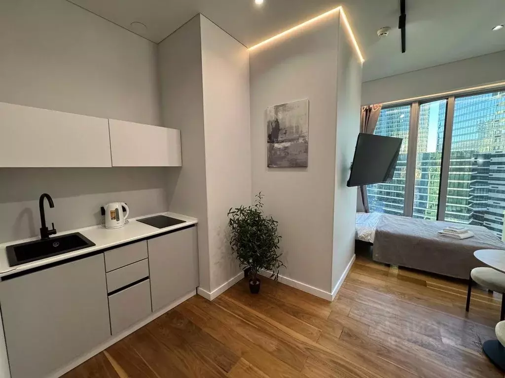 1-к кв. Москва 1-й Красногвардейский проезд, 21с1 (18.0 м) - Фото 1