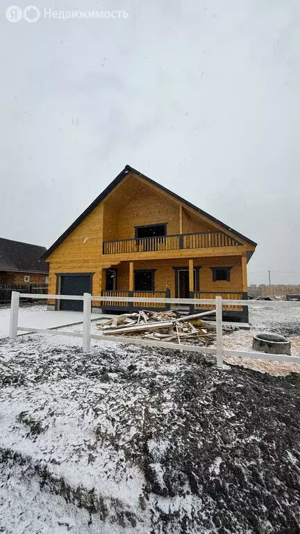 Дом в Хомутово, улица Евдокии Волынкиной, 4 (220 м) - Фото 1