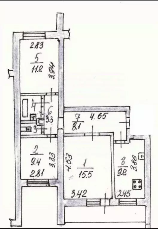 3-к кв. Орловская область, Орел ул. 5 Августа, 50 (60.3 м) - Фото 0