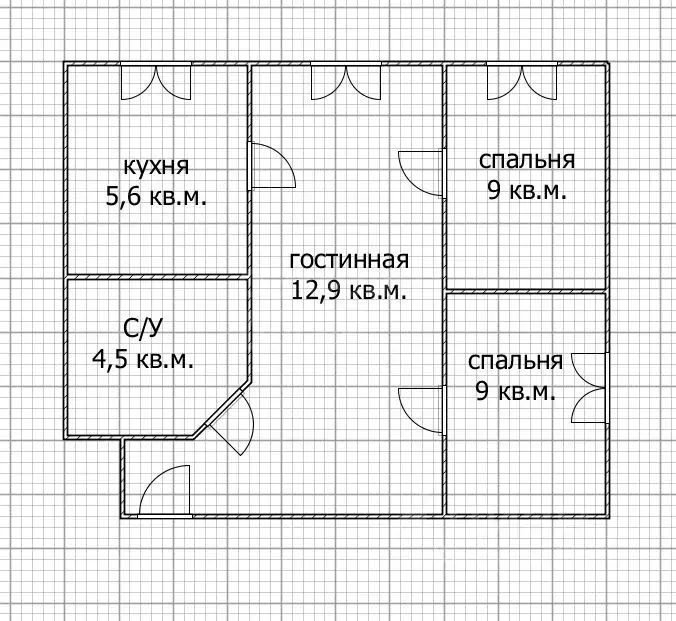 3-к кв. Оренбургская область, Оренбург просп. Победы, 125 (42.0 м) - Фото 1