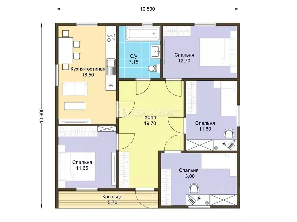 Дом в Ленинградская область, Тосненский район, Федоровское городское ... - Фото 2