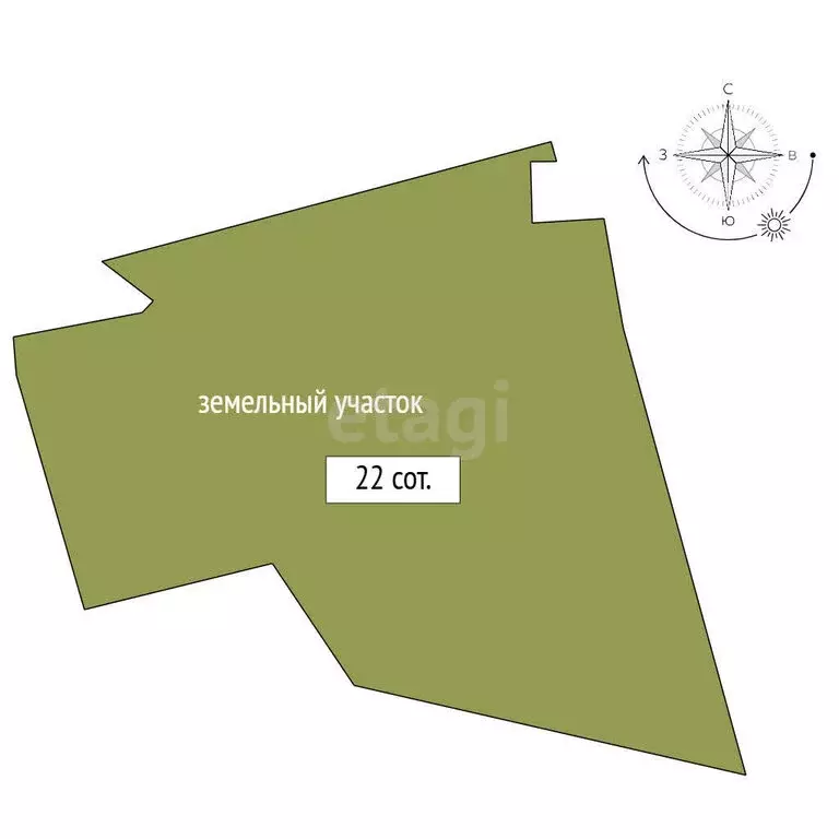 Участок в посёлок Увельский, Уральская улица (22 м) - Фото 1