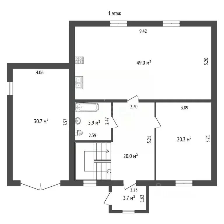 Дом в Ямало-Ненецкий АО, Тарко-Сале Пуровский район, ул. Имени А.И. ... - Фото 1