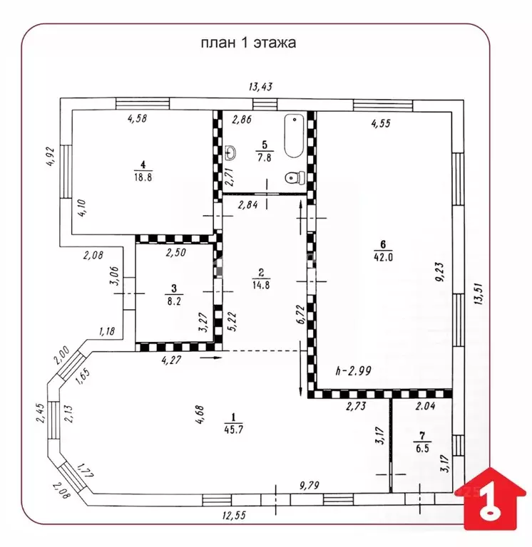 Дом в Омская область, Омский район, Пушкинское с/пос, д. Давыдовка, ... - Фото 2