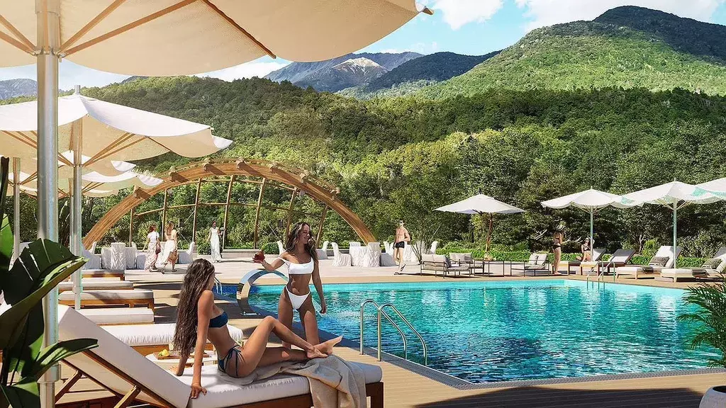 Студия Краснодарский край, Сочи Красная Поляна пгт, ул. Защитников ... - Фото 1