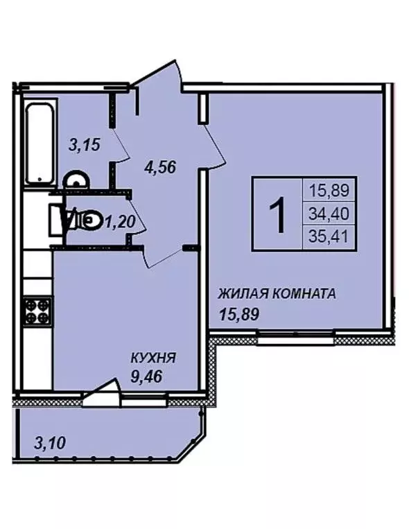 Продается 1-комнатная квартира - Фото 1