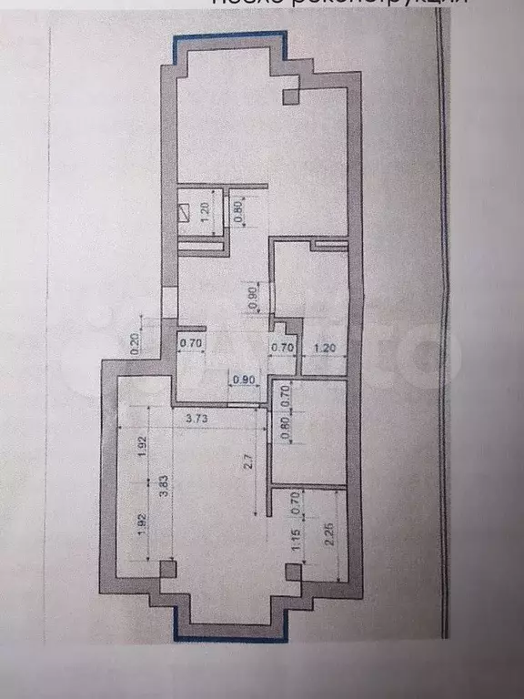 2-к. квартира, 60 м, 1/5 эт. - Фото 0