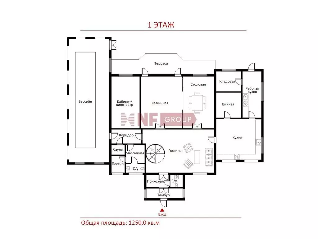 Дом в деревня Жуковка, территория Парк Вилл (1250 м) - Фото 2