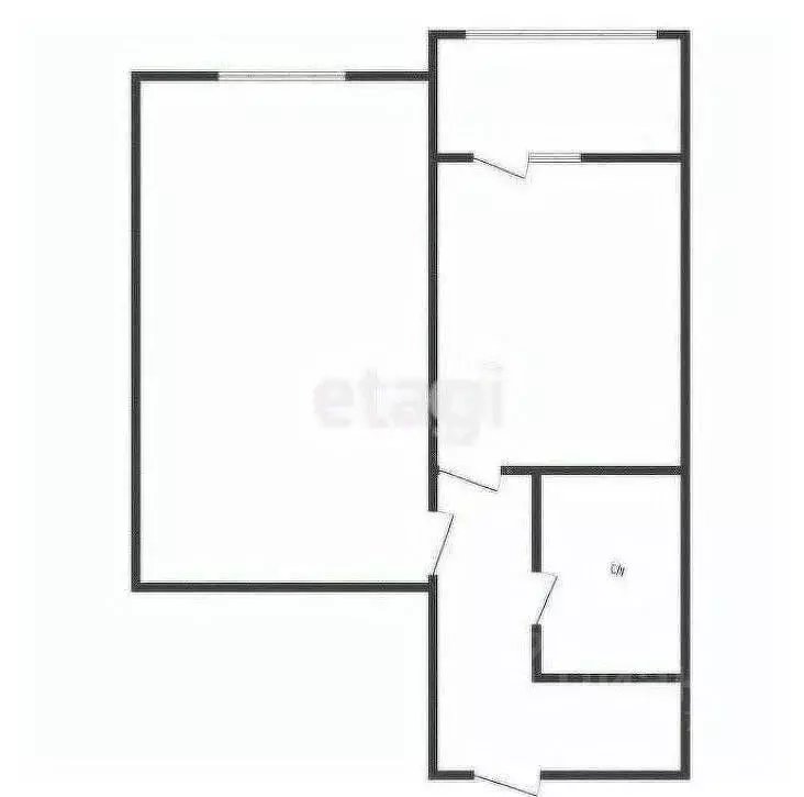 1-к кв. Курская область, Курск ул. Энгельса, 115/6 (36.69 м) - Фото 2