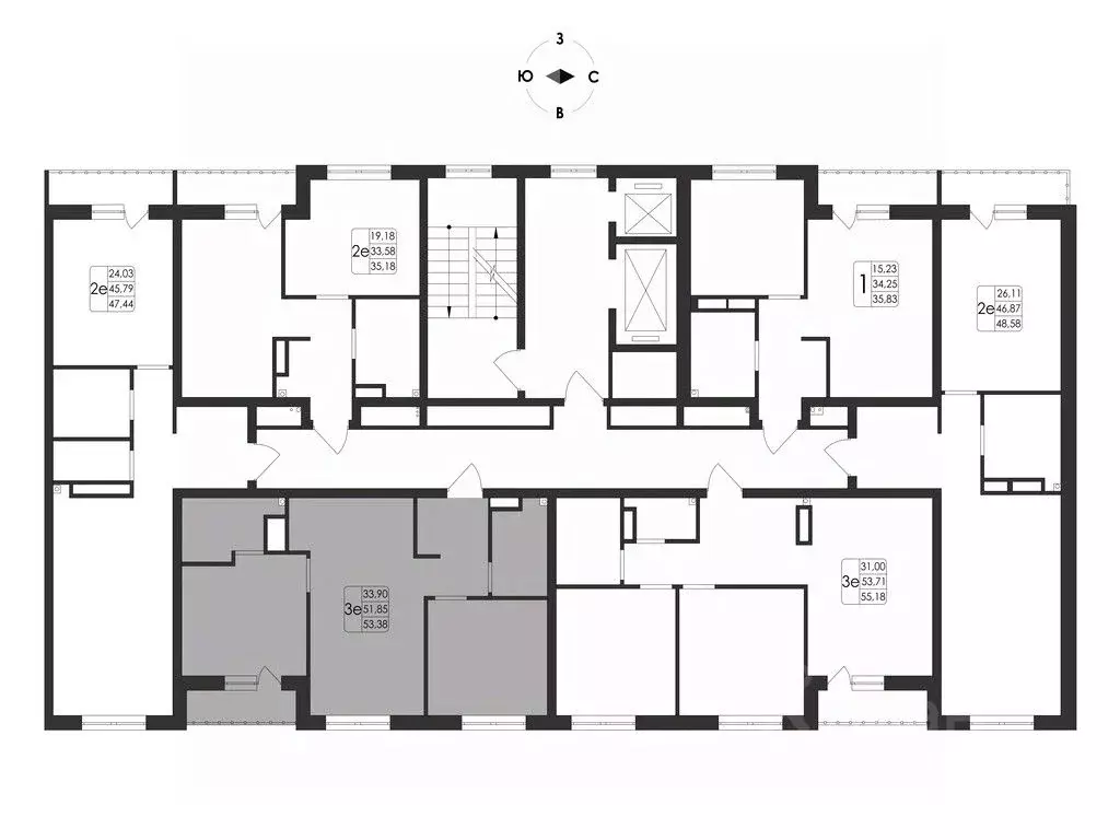3-к кв. Воронежская область, Воронеж Первое Мая мкр, Май жилой ... - Фото 2