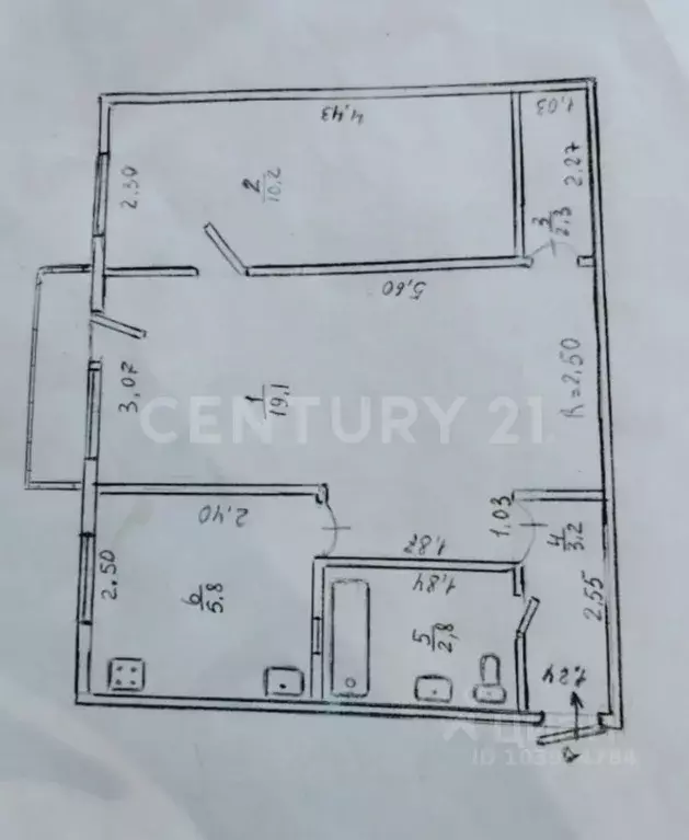 2-к кв. Алтайский край, Новоалтайск Октябрьская ул., 5 (43.0 м) - Фото 2