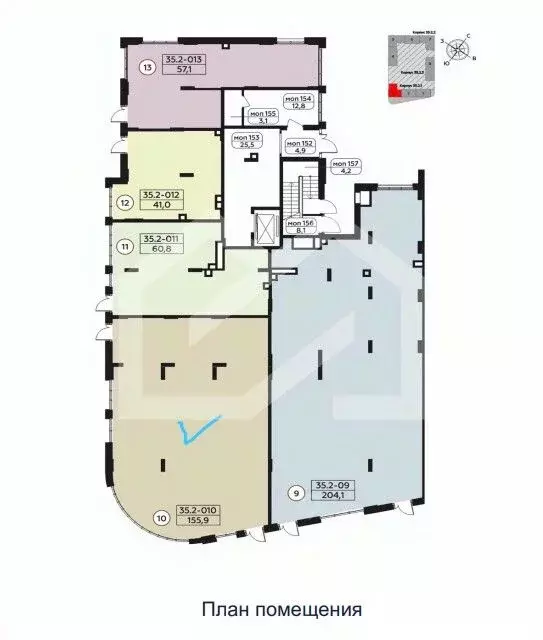 Помещение свободного назначения в Москва Сосенское поселение, просп. ... - Фото 2