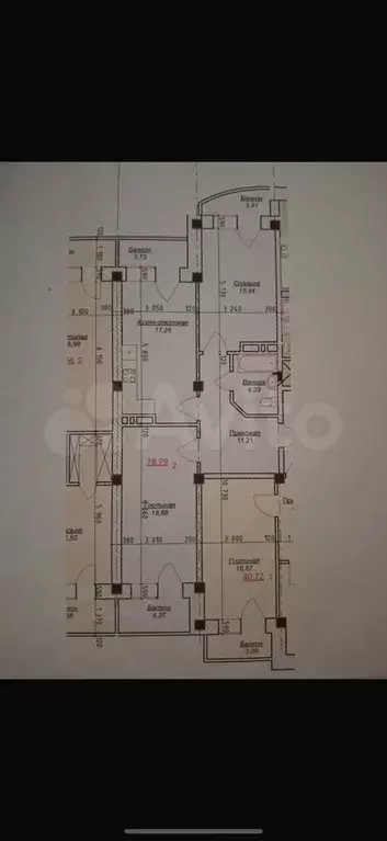 2-к. квартира, 79 м, 10/13 эт. - Фото 0