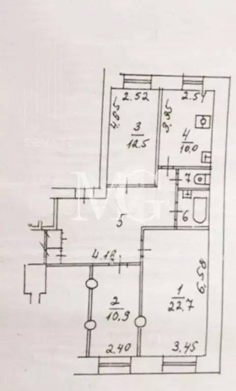 3-к. квартира, 81 м, 2/8 эт. - Фото 0