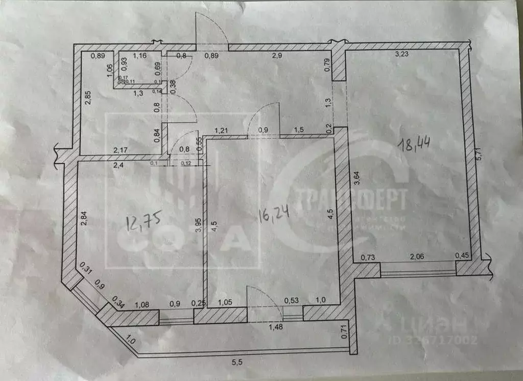 2-к кв. Воронежская область, Воронеж ул. 20-летия Октября, 64 (65.1 м) - Фото 2