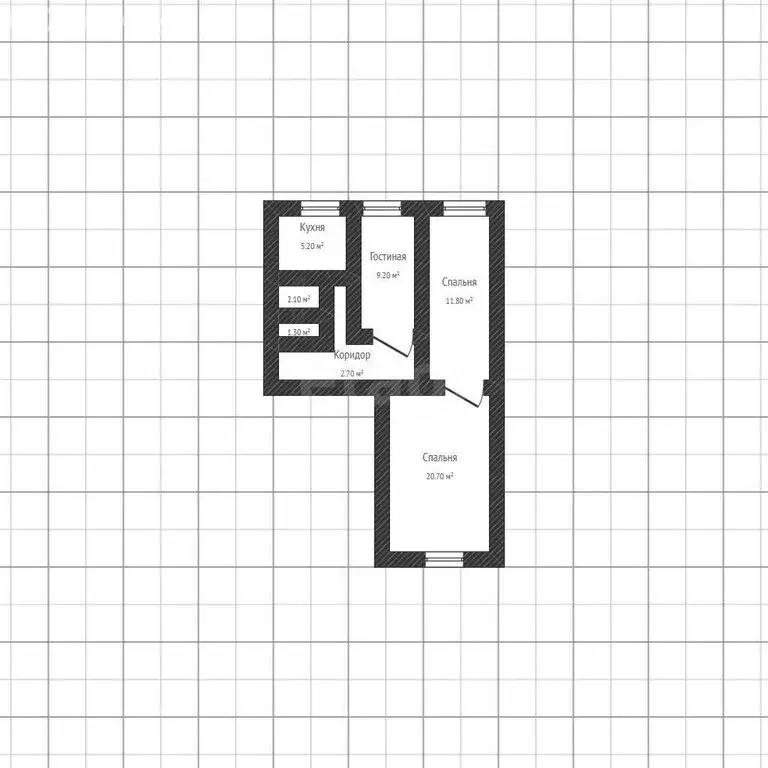 3-комнатная квартира: Салават, улица Островского, 56 (61 м) - Фото 1