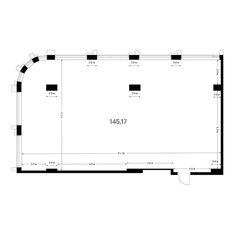 Офис (145.17 м) - Фото 1