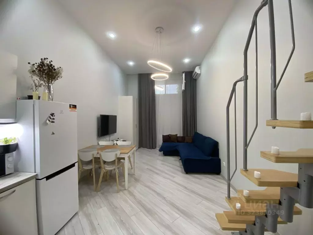 Студия Краснодарский край, Сочи Виноградная ул., 22/1Б (40.0 м) - Фото 1