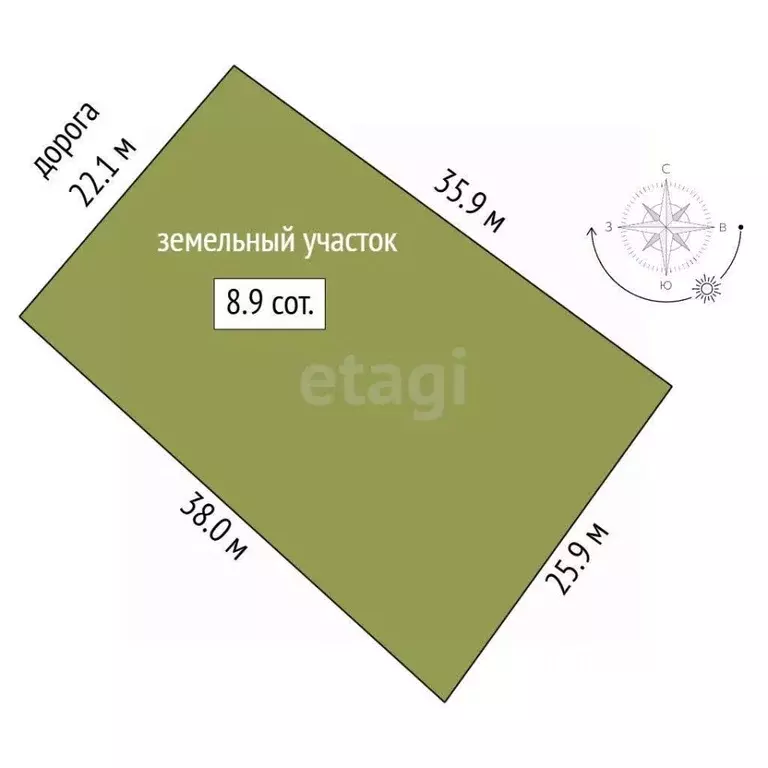 Участок в Башкортостан, Бирский район, Старопетровский сельсовет, с. ... - Фото 2