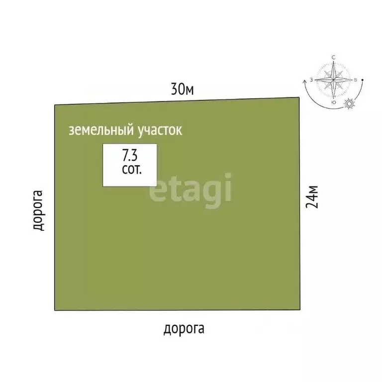 Участок в Тюменская область, Тюмень  (7.3 сот.) - Фото 1