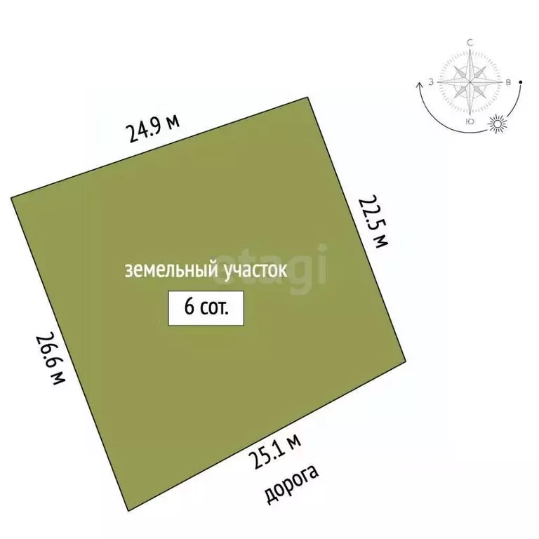 Участок в Татарстан, Альметьевск ул. Анаса Шакирзянова, 61 (6.0 сот.) - Фото 1