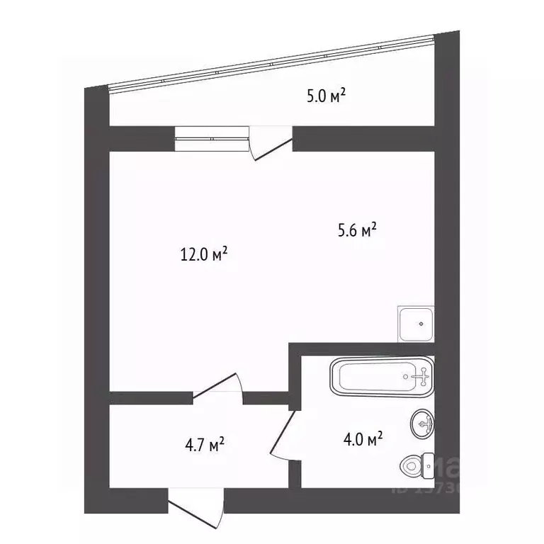 Студия Амурская область, Благовещенский район, с. Чигири ул. ... - Фото 2