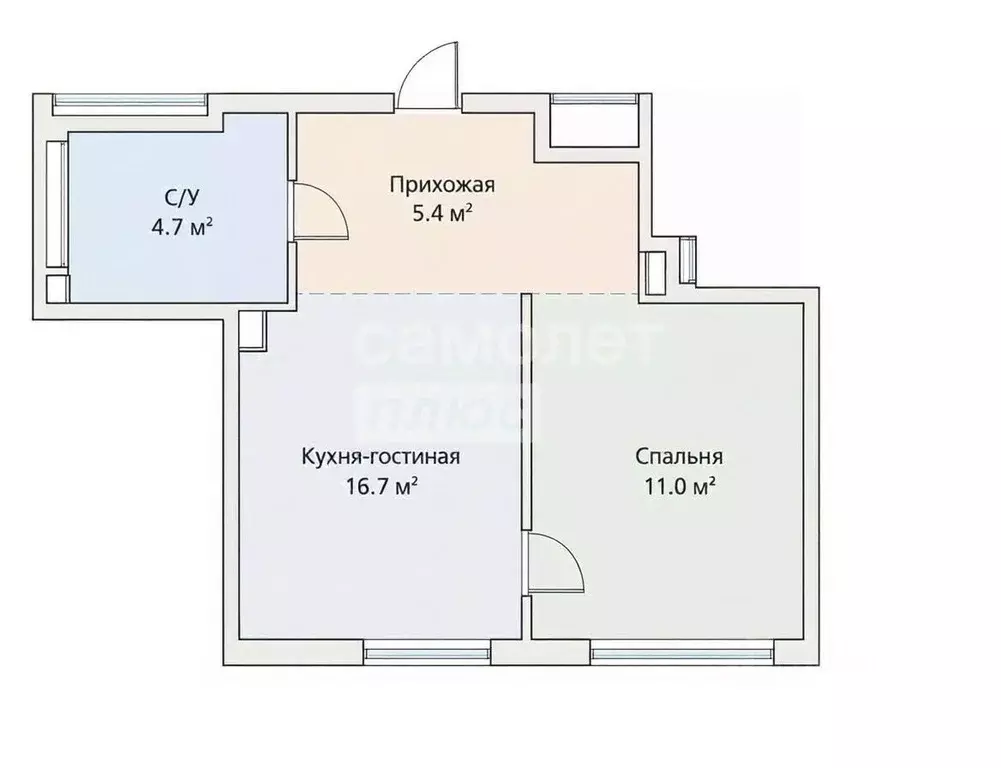 1-к кв. Москва ул. Крузенштерна, 3к3 (34.6 м) - Фото 2