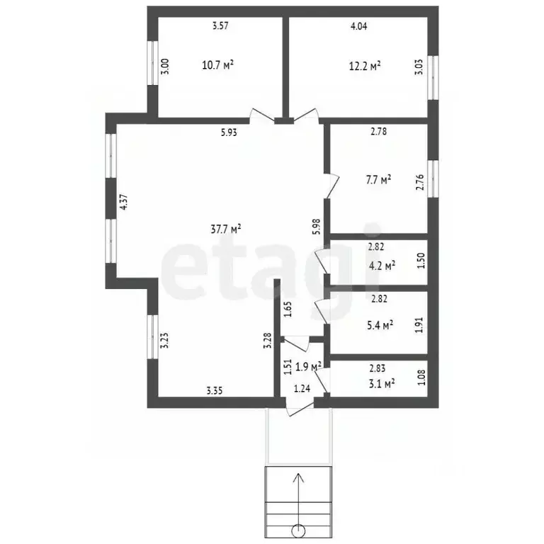Дом в Камчатский край, Елизовский муниципальный округ, пос. Нагорный ... - Фото 1