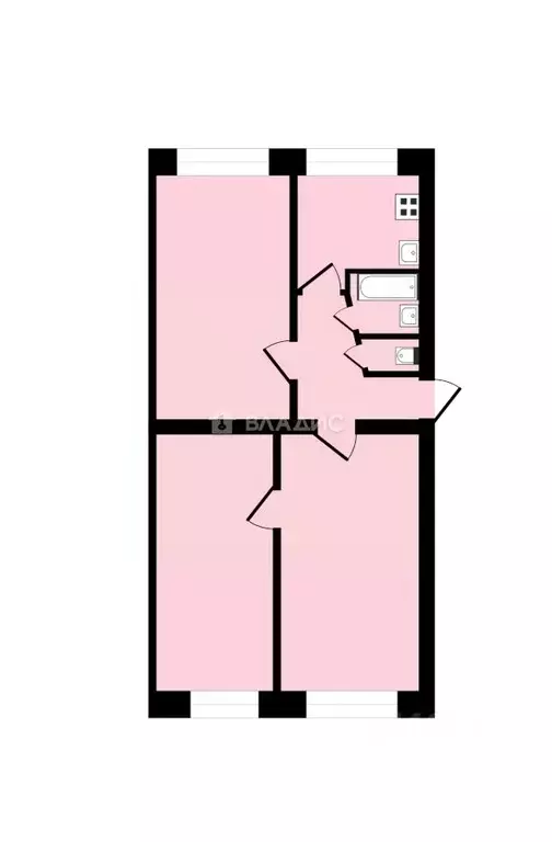 3-к кв. Владимирская область, Судогда ул. Буденного, 4 (61.0 м) - Фото 2