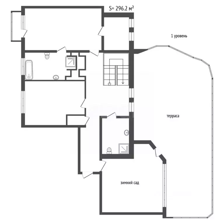 6-к кв. Санкт-Петербург наб. Воскресенская, 12 (296.2 м) - Фото 2