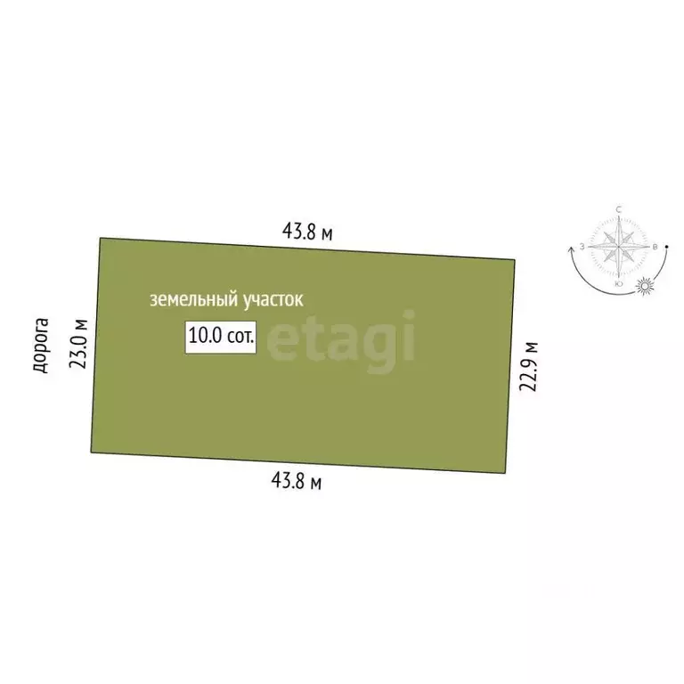 Участок в Тюменская область, Тюмень Большое Царево-1 СНТ,  (10.0 сот.) - Фото 1