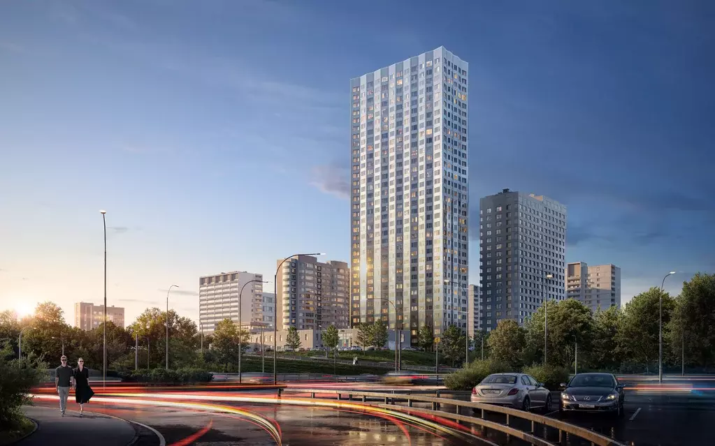 1-к квартира, 33.55 м - Фото 1
