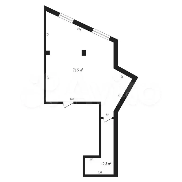 Продам помещение свободного назначения, 84.3 м - Фото 0