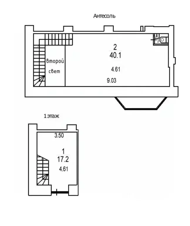 Помещение свободного назначения в Москва Тверская ул., 19 (58 м) - Фото 2