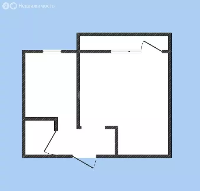 1-комнатная квартира: Губкин, улица Лизы Чайкиной, 6 (33.2 м) - Фото 0