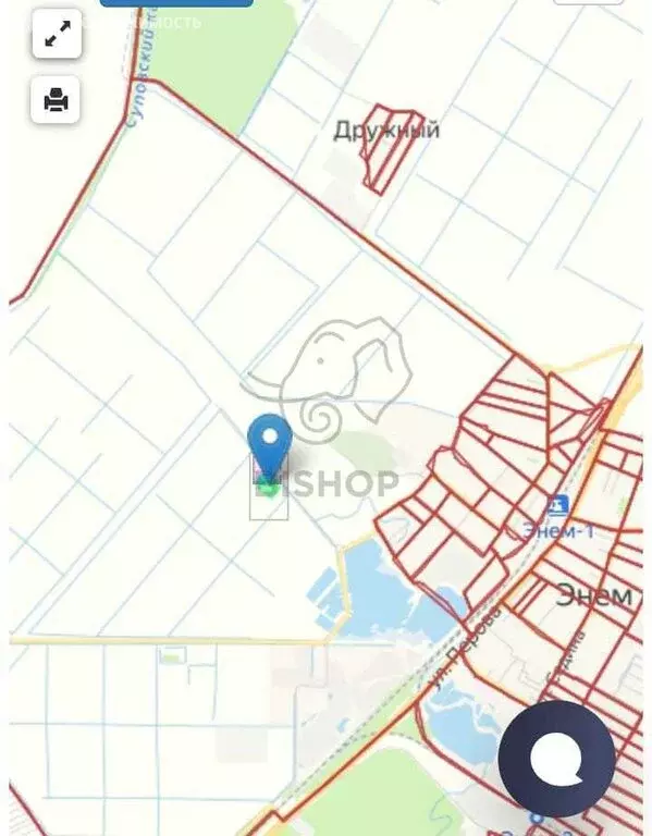 Участок в Тахтамукайский район, посёлок городского типа Энем (199 м) - Фото 1