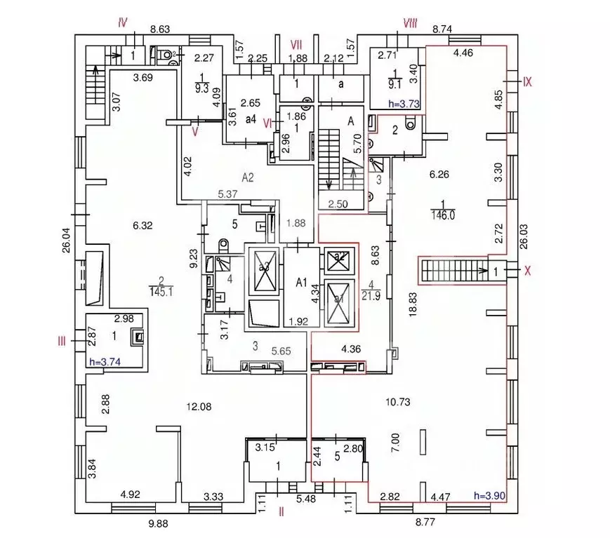 Помещение свободного назначения в Москва ул. Дмитрия Ульянова, 45 (185 ... - Фото 2