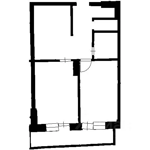 2-к кв. Московская область, Балашиха 1 Мая мкр, 4К1 (54.0 м) - Фото 2