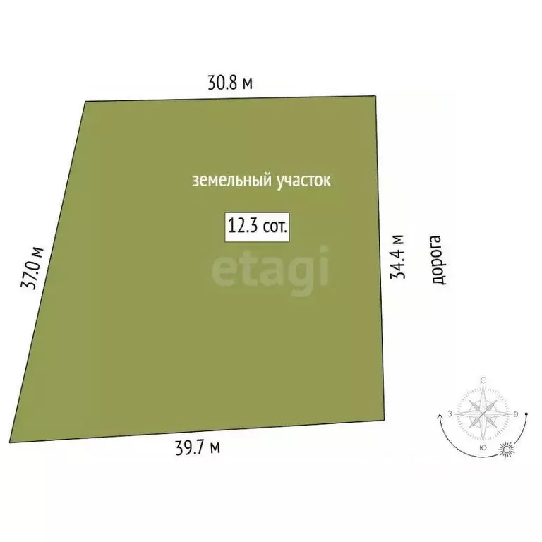 Участок в Тюменская область, Нижнетавдинский муниципальный округ, ... - Фото 2