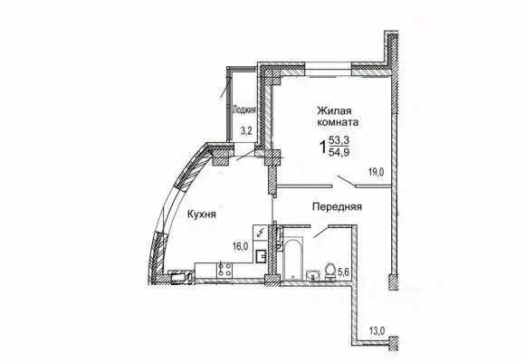 1-к кв. Приморский край, Владивостокский городской округ, пос. ... - Фото 1