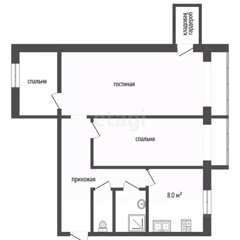 3-к кв. Ярославская область, Ярославль ул. Труфанова, 11 (56.0 м) - Фото 1