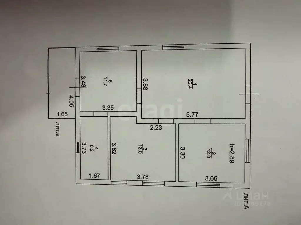 Дом в Татарстан, Казань Овощник-1 СНТ, 276 (105 м) - Фото 2