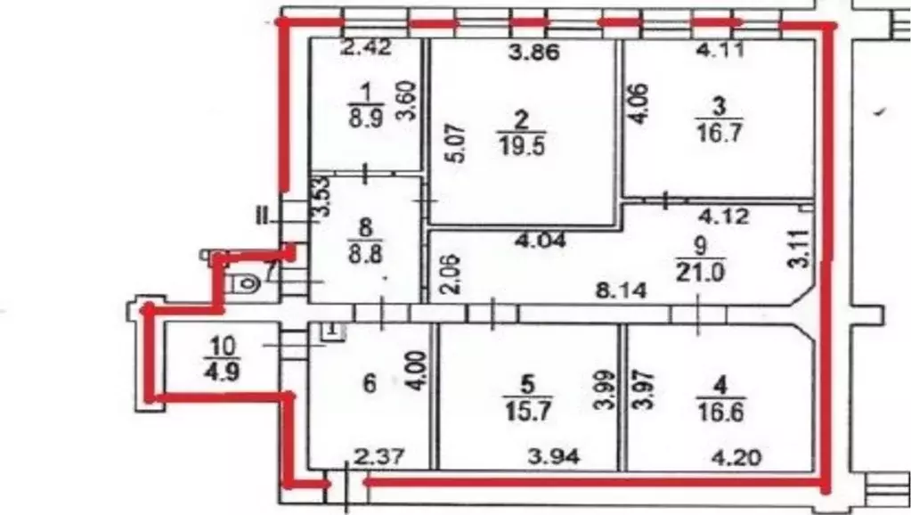 Помещение свободного назначения в Москва Зубовский проезд, 2К1 (123 м) - Фото 1