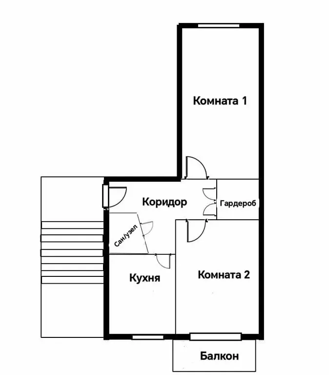 2-комнатная квартира: Полевской, улица Бажова, 14 (48.7 м) - Фото 1