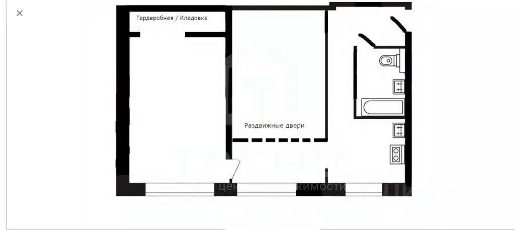 2-к кв. Санкт-Петербург Гранитная ул., 30 (46.2 м) - Фото 0