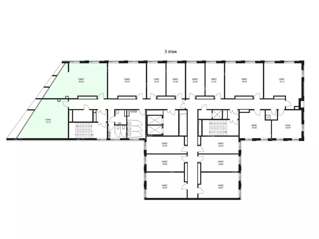 Офис в Санкт-Петербург Цветочная ул., 2 (121 м) - Фото 2
