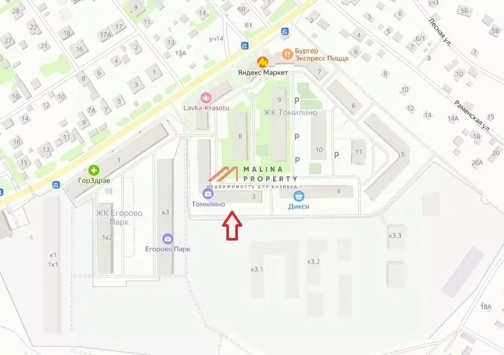 Торговая площадь в Московская область, Лыткарино ул. Ленина, 12 (206 ... - Фото 2