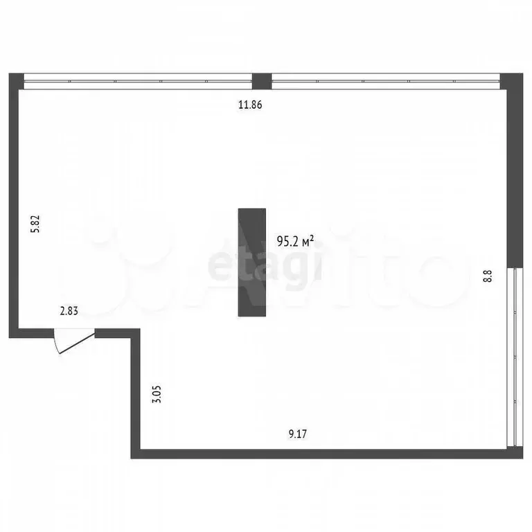 Продам помещение свободного назначения, 95.2 м - Фото 0