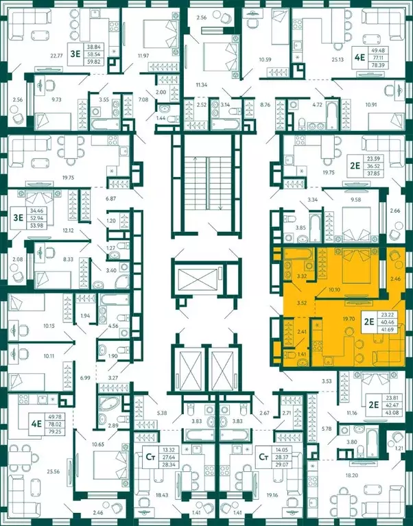 1-к кв. Башкортостан, Уфа Зеленая Роща жилрайон, Терле Парк жилой ... - Фото 2
